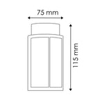 Nicchia Per Faretto da Piscina IP68 Per Cemento e Liner
