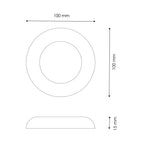 Anello Cromato Per Faretto IP68 Per Piscina