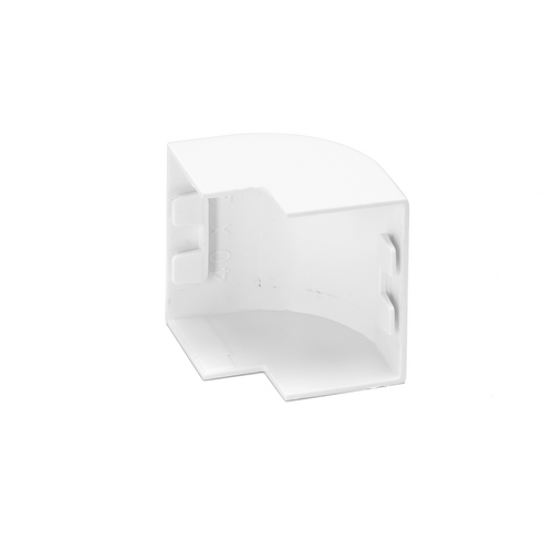 Angolo Esterno Per 2 Canaline Passacavi 25X16 In Plastica Bianco