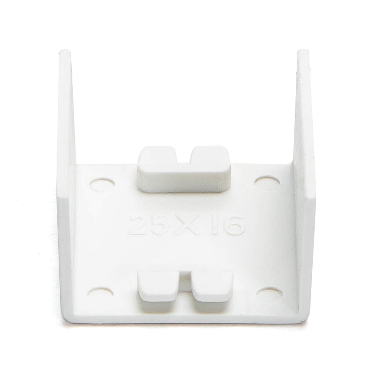 Connettore Giunto Per Canaline Passacavi 25X16 In Plastica Bianco