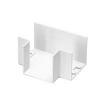 Angolo a T Per 3 Canaline Passacavi 40X40 In Plastica Bianco