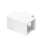 Angolo a T Per 3 Canaline Passacavi 40X40 In Plastica Bianco