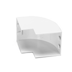 Angolo Esterno Per 2 Canaline Passacavi 40X40 In Plastica Bianco