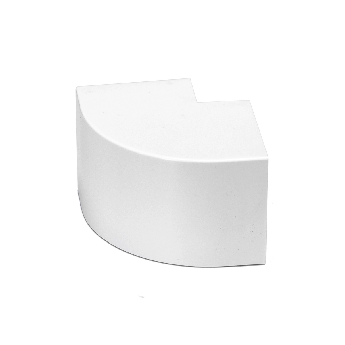 Angolo Esterno Per 2 Canaline Passacavi 40X40 In Plastica Bianco