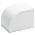 Tappo Di Chiusura Per Canaline Passacavi 40X40 In Plastica Bianco