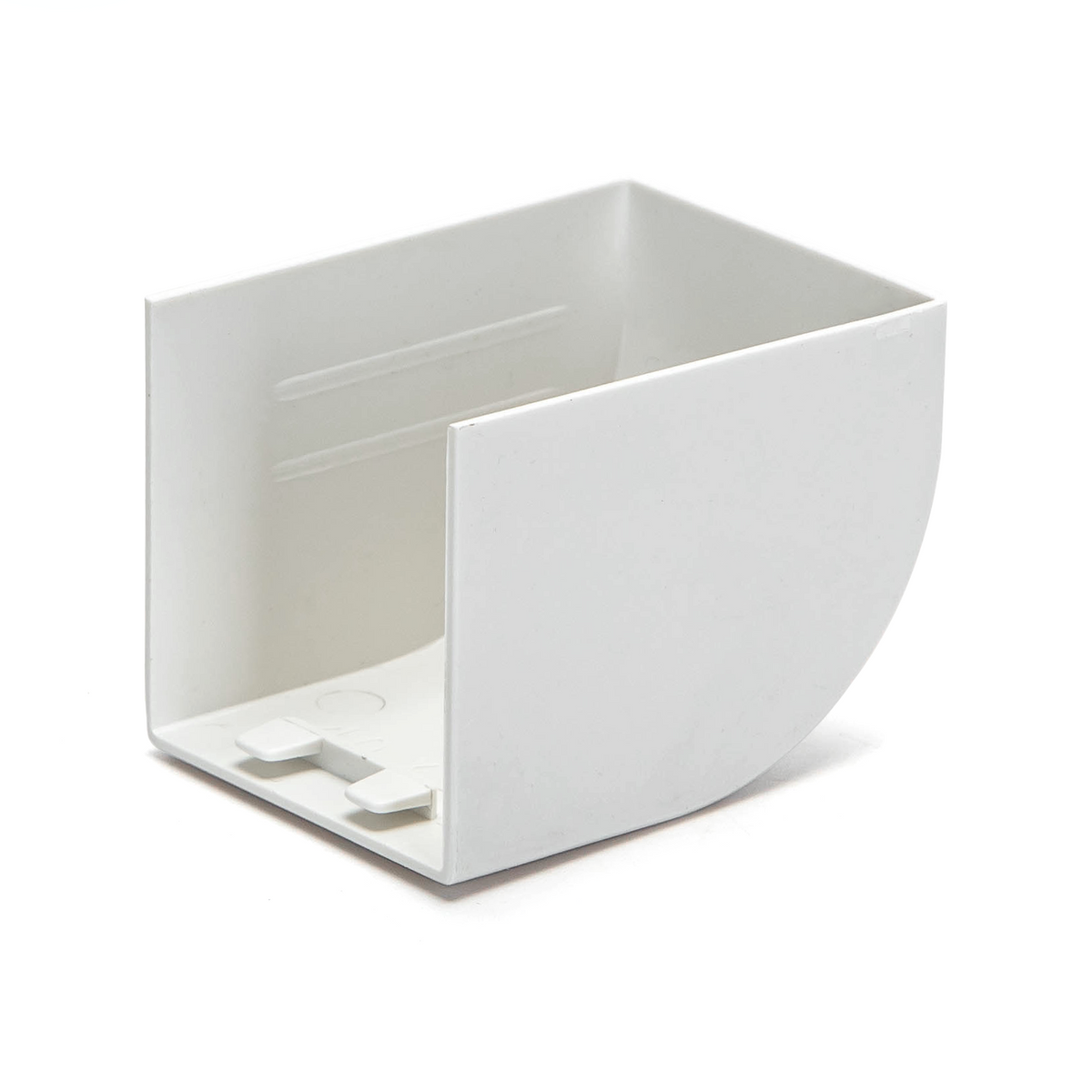 Tappo Di Chiusura Per Canaline Passacavi 40X40 In Plastica Bianco