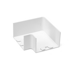 Angolo a L Per 2 Canaline Passacavi 60X40 In Plastica Bianco