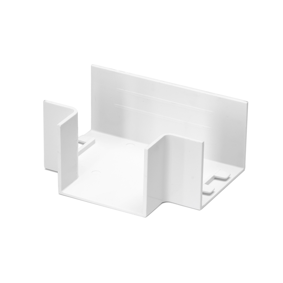 Angolo a T Per 3 Canaline Passacavi 60X40 In Plastica Bianco