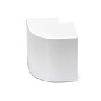 Angolo Esterno Per 2 Canaline Passacavi 60X40 In Plastica Bianco