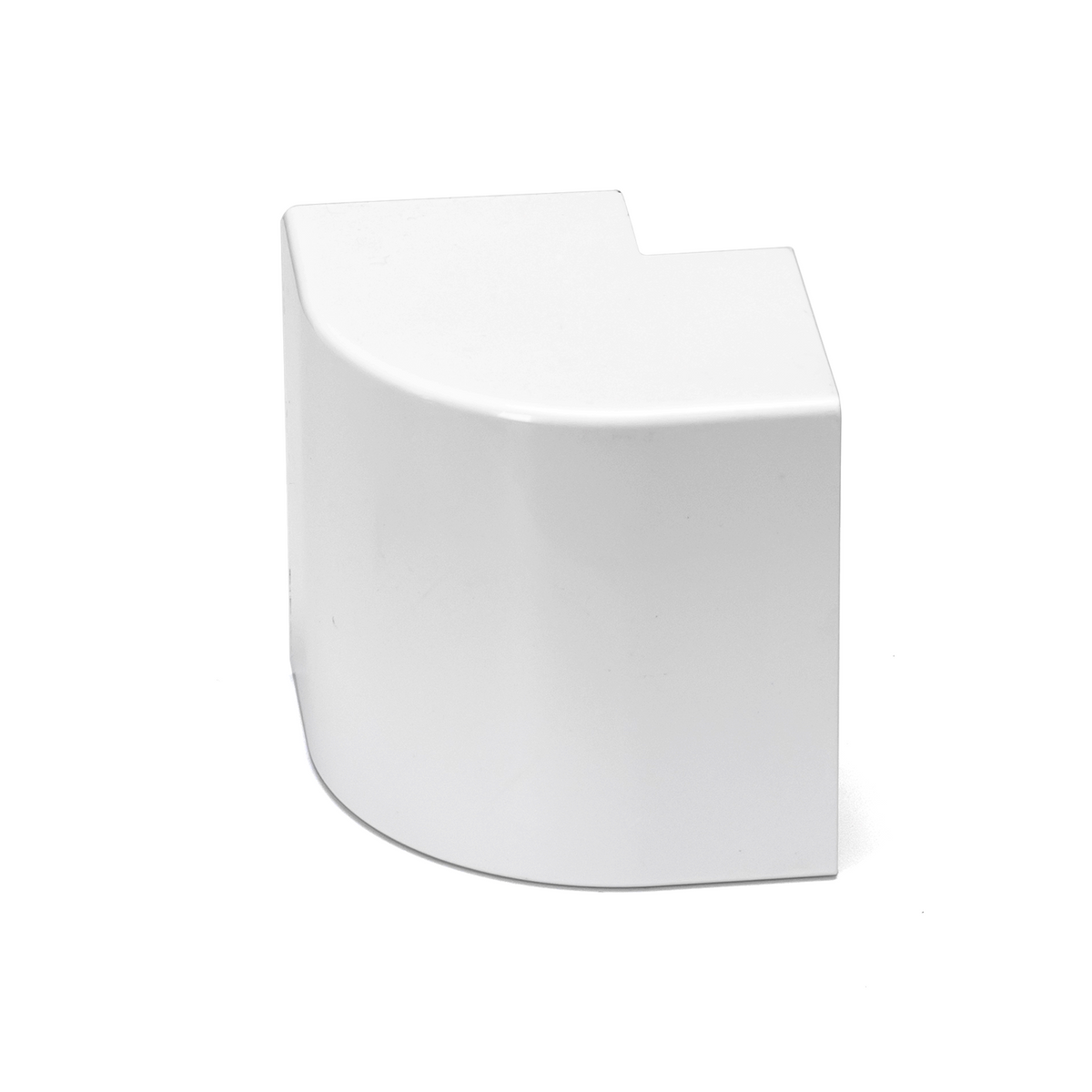 Angolo Esterno Per 2 Canaline Passacavi 60X40 In Plastica Bianco