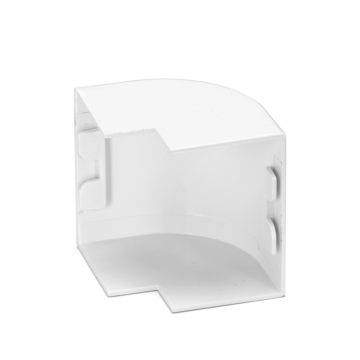 Angolo Esterno Per 2 Canaline Passacavi 60X40 In Plastica Bianco