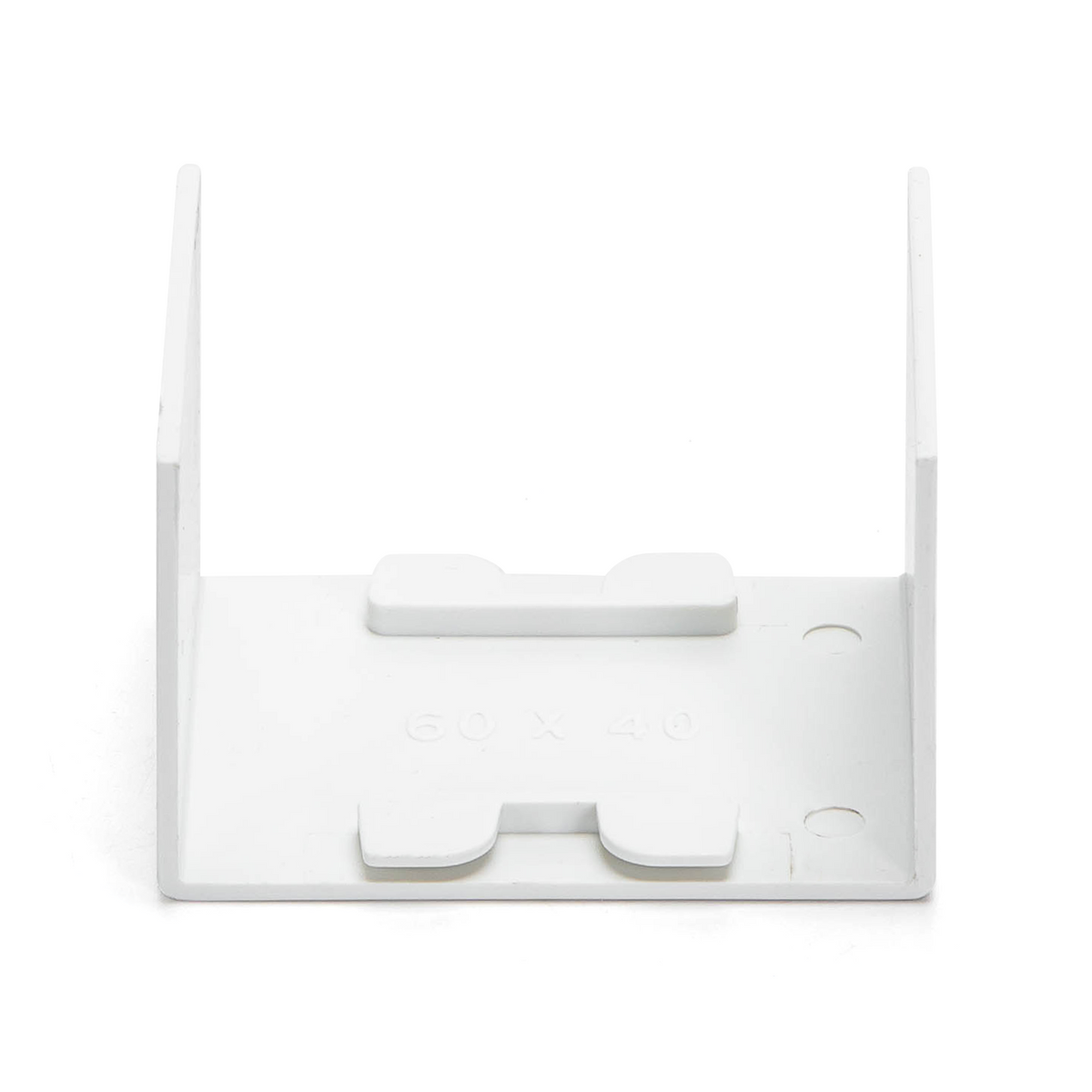 Connettore Giunto Per Canaline Passacavi 60X40 In Plastica Bianco