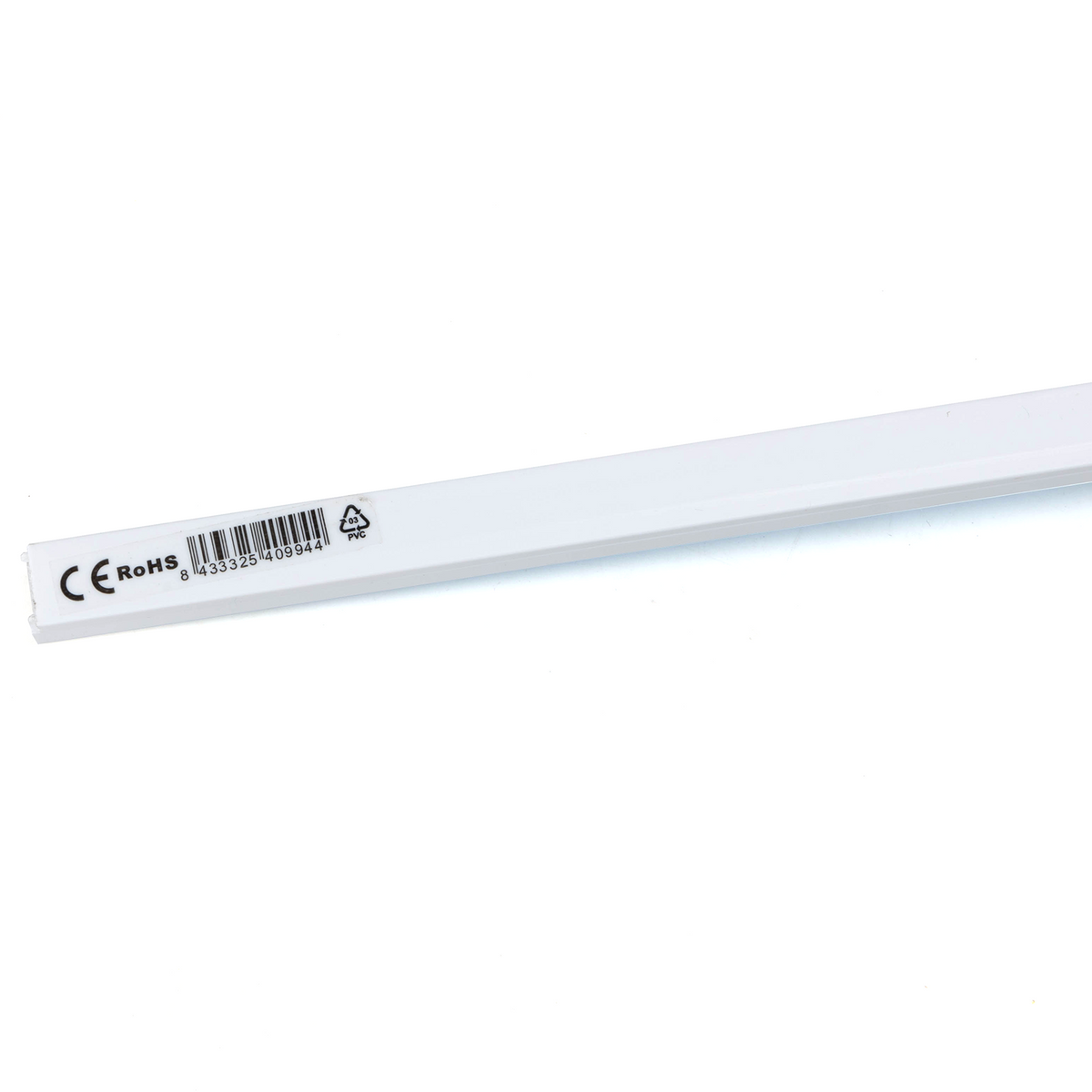 Canalina Passacavi Bianca Adesiva 12 X 8 mm In Plastica e Coperchio Lunghezza 2 Metri