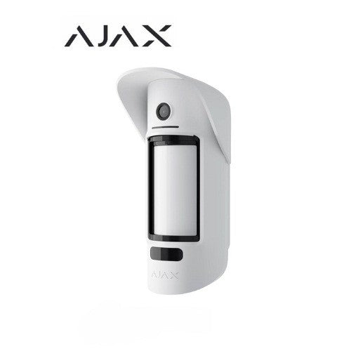 Ajax Sensore di movimento da esterno con fotocamera (MotionCam) da esterno bianc