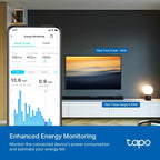 Presa Smart Wi-Fi TP15 con monitorag.consumi-Certific.MATTER