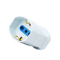 Presa Volante Bipasso Schuko 2P + T Bianca ProPart