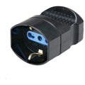 Presa Volante Bipasso Schuko 2P + T Nera ProPart