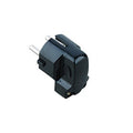 Spina Schuko Nera 90° ProPart