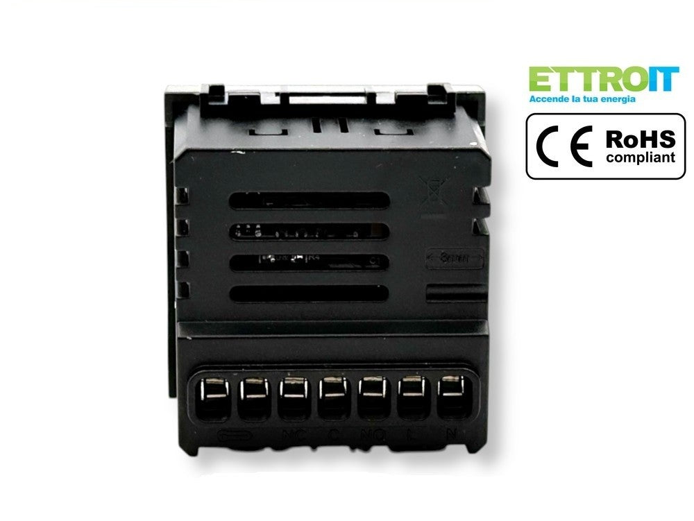 Termostato Programmabile Da Incasso 2P 240V Touch Compatibile Vimar Plana