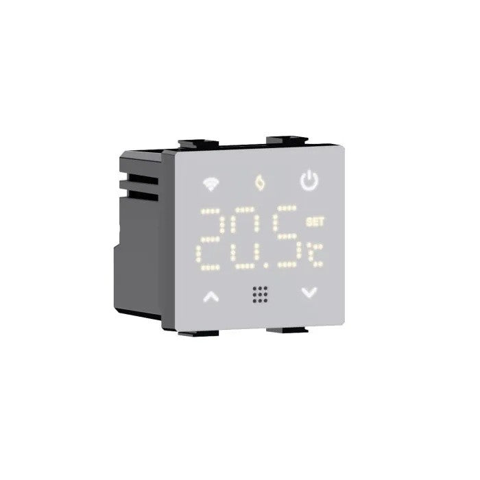 Termostato Programmabile Da Incasso 2P 240V Touch Compatibile Vimar Plana