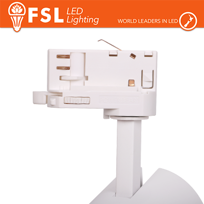 FSL Proiettore a Binario Trifase BIANCO CCT 3white 3000-4000-6500k 30W 3500lm 36°