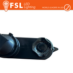 Proiettore a Binario Trifase Nero In Alluminio Per Lampadina GU10