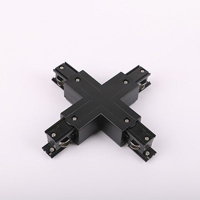 FSL Connettore Forma X Per Binario Trifase Colore Nero