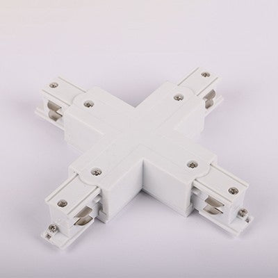 FSL Connettore Forma X Per Binario Trifase Colore Bianco