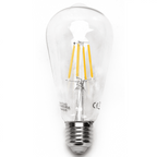 Lampadina Led a Filamento E27 ST64 4W Bianco caldo 2700K