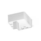 Angolo a L Per 2 Canaline Passacavi 40X25 In Plastica Bianco