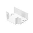 Angolo a T Per 3 Canaline Passacavi 40X25 In Plastica Bianco