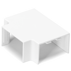 Angolo a T Per 3 Canaline Passacavi 40X25 In Plastica Bianco