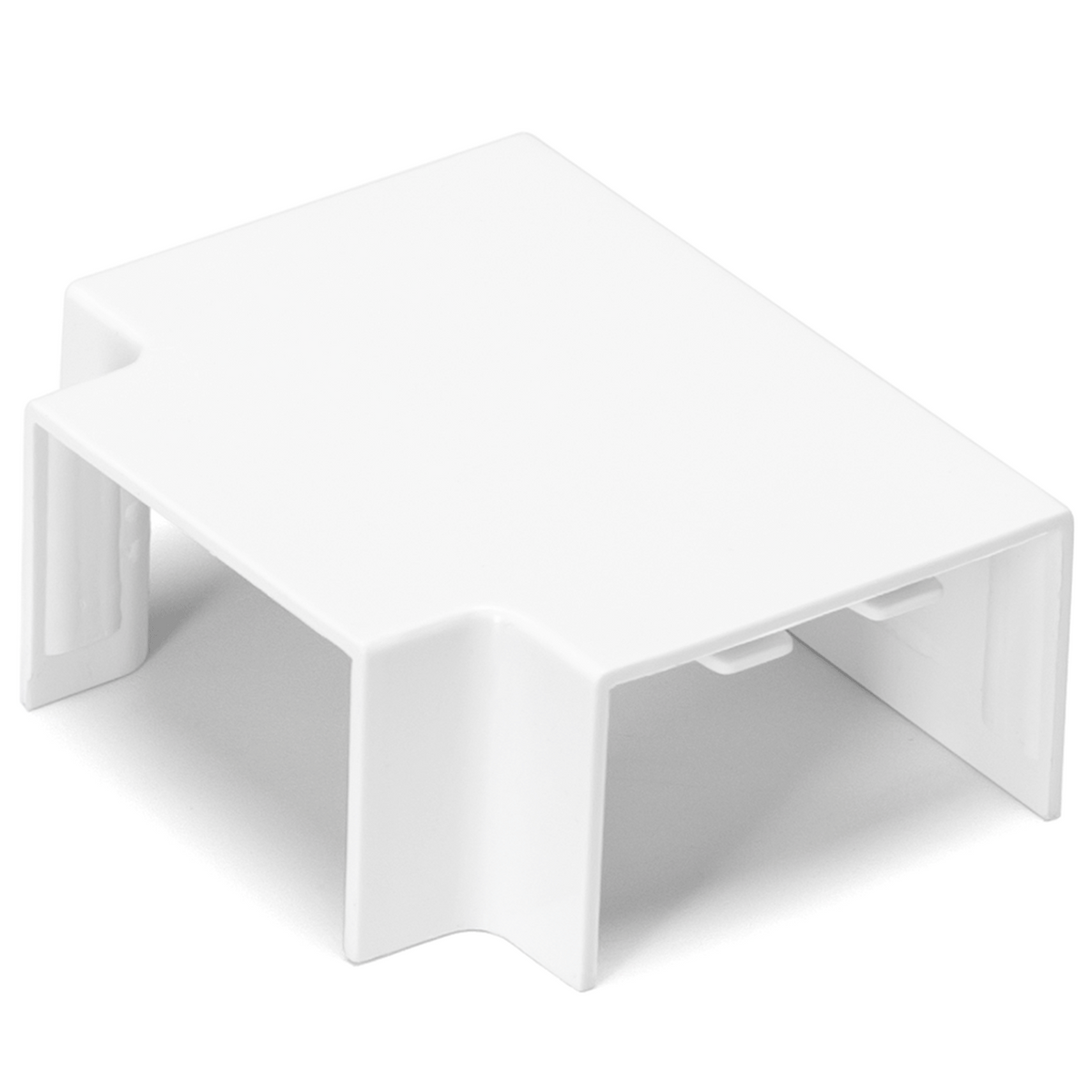 Angolo a T Per 3 Canaline Passacavi 40X25 In Plastica Bianco