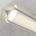 Profilo in Alluminio 2 Metri Angolare Silver per Striscia Led