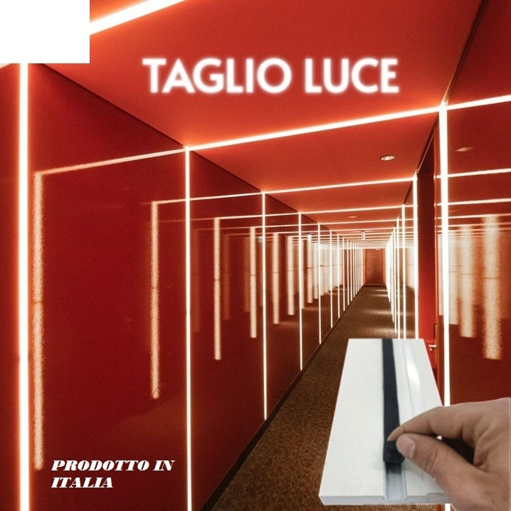 Kit 7 Pezzi Taglio di Luce Led Integrati Nel Cartongesso 2 mt x 12 cm