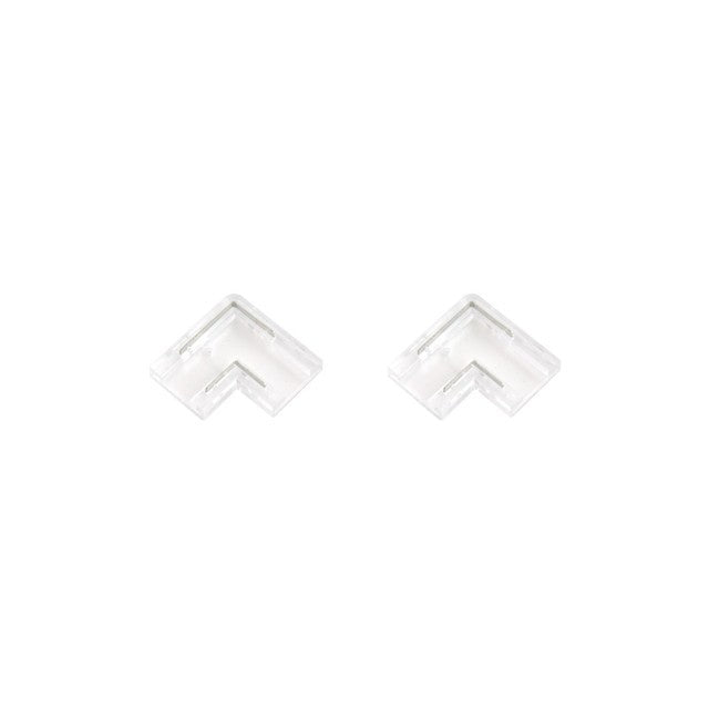 Connettore Angolare per Strisce LED COB Monocolore da 8mm IP20 - CF 2PZ