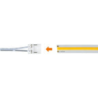 Connettore di Alimentazione per strisce LED COB Monocolore da 8mm - CF 2PZ