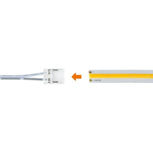 Connettore di Alimentazione per strisce LED COB Monocolore da 8mm - CF 2PZ
