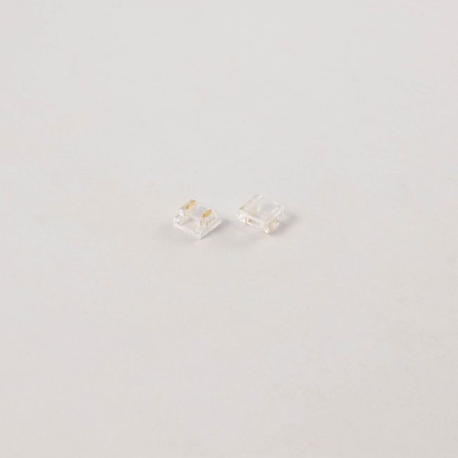 Connettore Lineare per Due Strisce LED COB Monocolore da 8mm - CF 2PZ