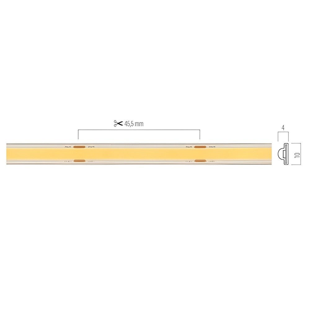 Striscia Led COB Arelux XSOLIS IP67 4000K 12W/MT 1210LM/MT CRI 90