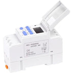Ettroit Timer Digitale Programmabile Guida DIN 220V 16A con Display Fino a 8 Programmi