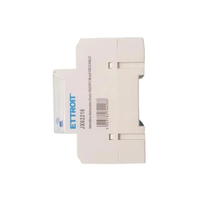 Ettroit Interruttore Astronomico Orario Timer Settimanale DIN 2 Canali 16A 230V