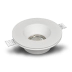 Portafaretto in Gesso Ceramico Conico Alto da Incasso per GU10/MR16