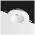 Portafaretto in Gesso Ceramico Conico Alto da Incasso per GU10/MR16