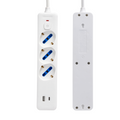 Ciabatta Multipresa 3 Posti Schuko e Bipasso + USB e Tipo C Cavo Da 1,5 mt