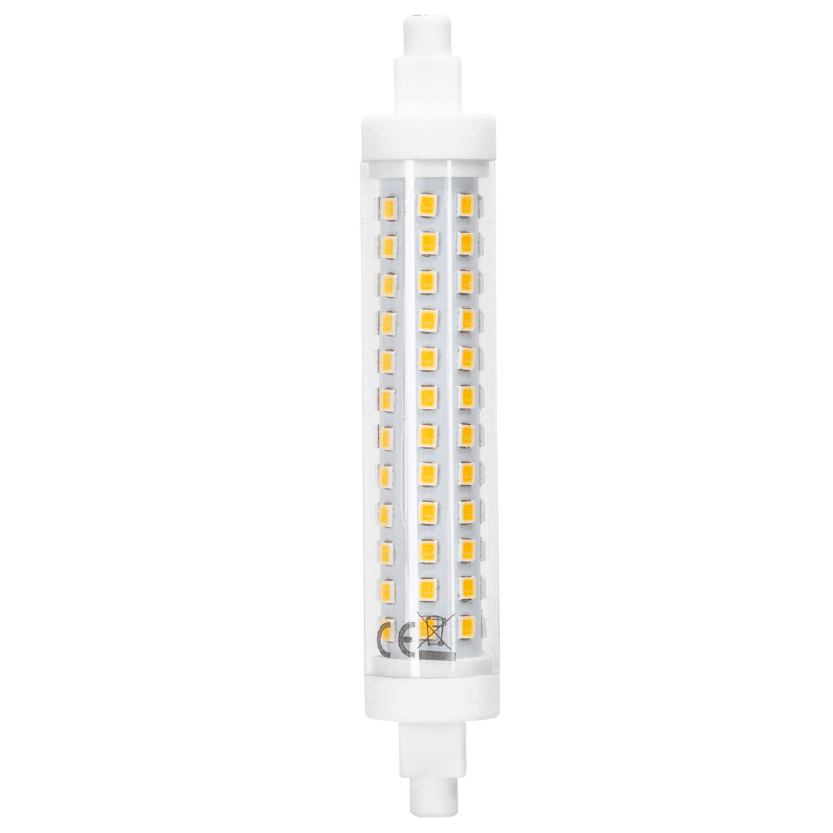 Lampadina Led R7S Lineare 118mm 12W SMD Bianco caldo 3000K