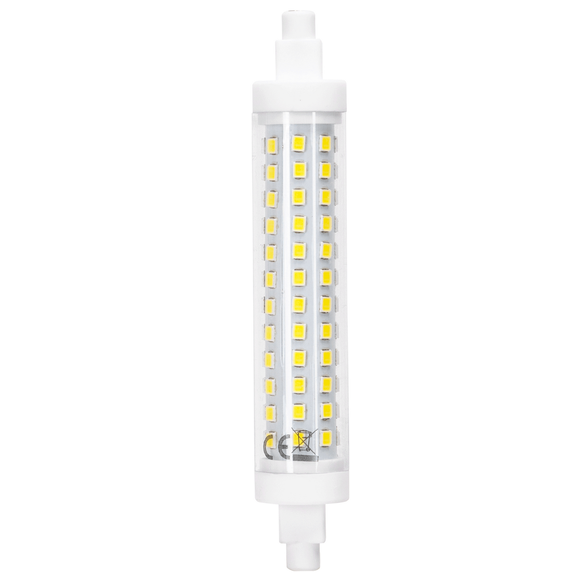 Lampadina Led R7S Lineare 118mm 12W SMD Bianco Freddo 6500K