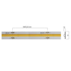 Striscia Led COB XSOLIS Arelux 14W/MT 24V IP20 10mm 4000K 5MT CRI 90