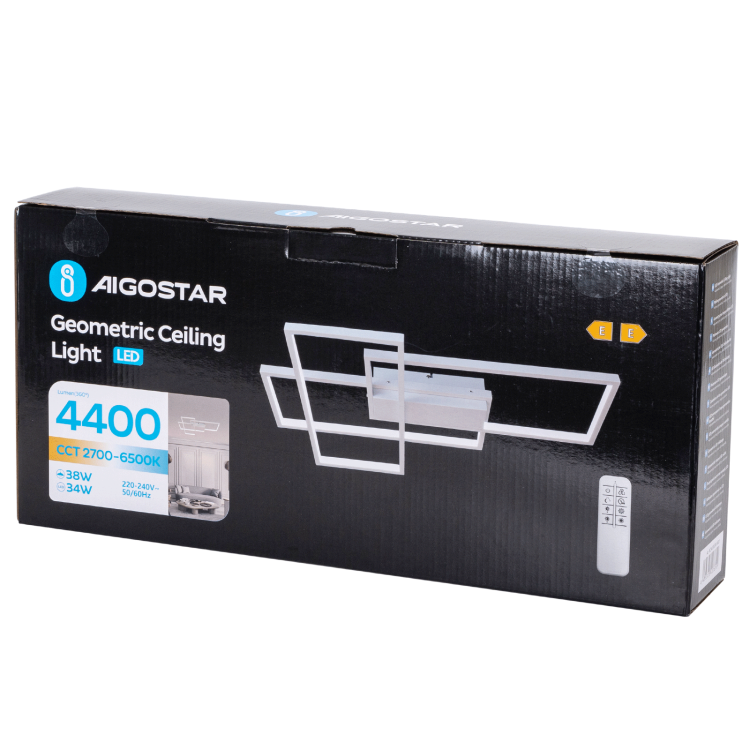 Aigostar Plafoniera LED Dimmerabile LED 38W 230V 2700-6500K + Telecomando