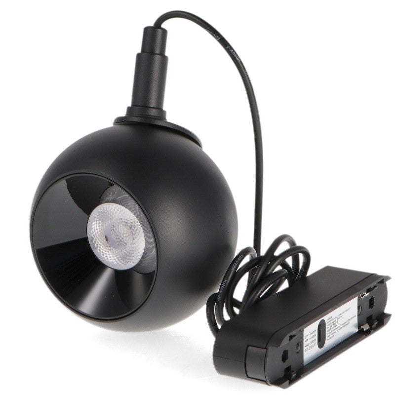 Faretto LED Lution Plus Sospensione 12W CCT CRI 90 Nero 42V